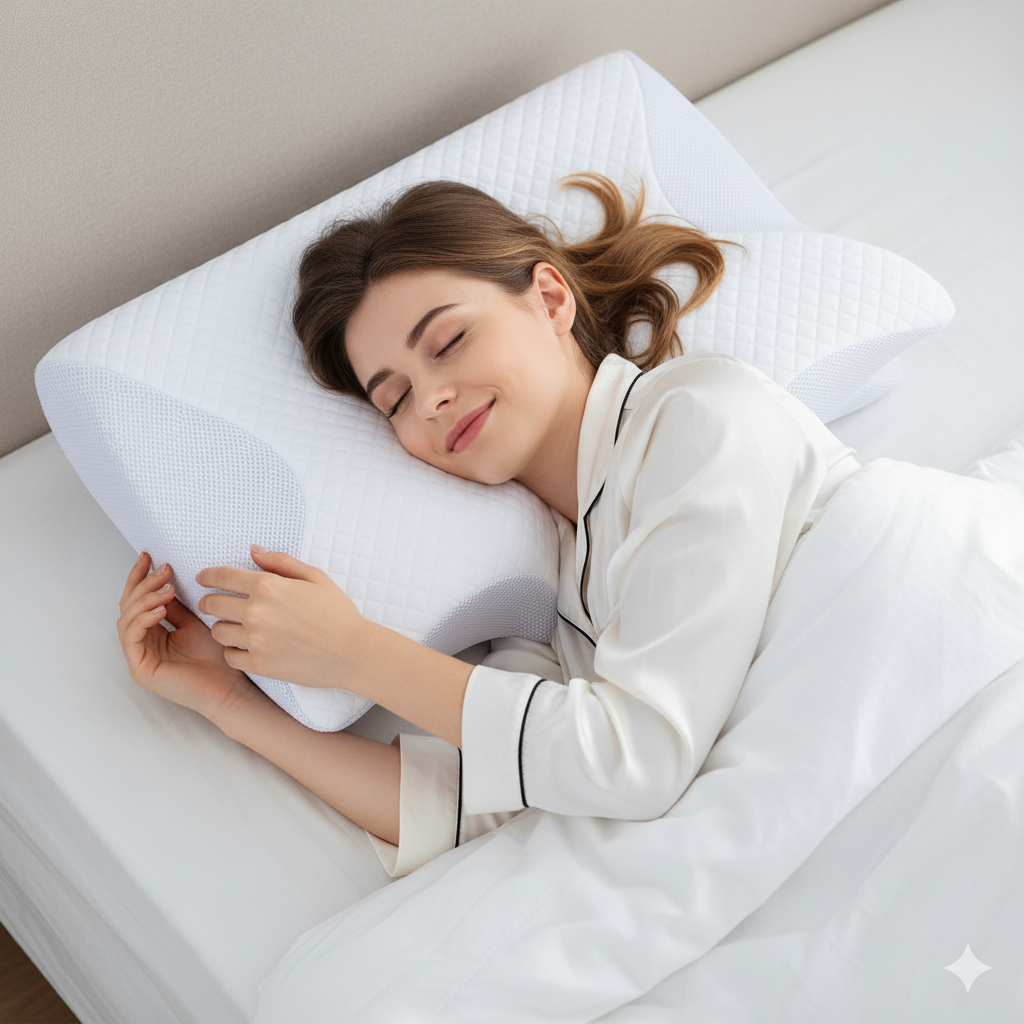 Ergonomic Memory Foam Pillow