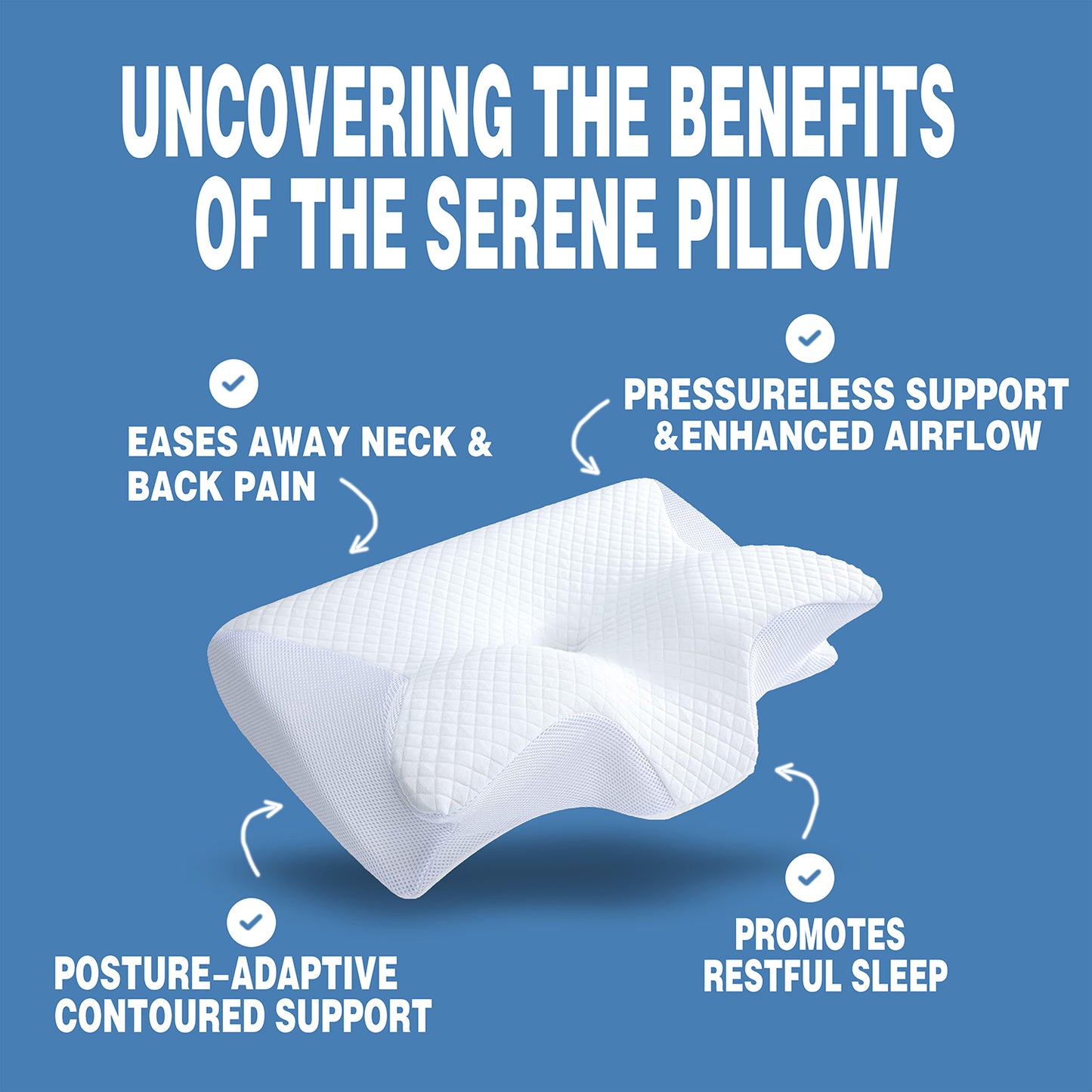 Ergonomic Memory Foam Pillow