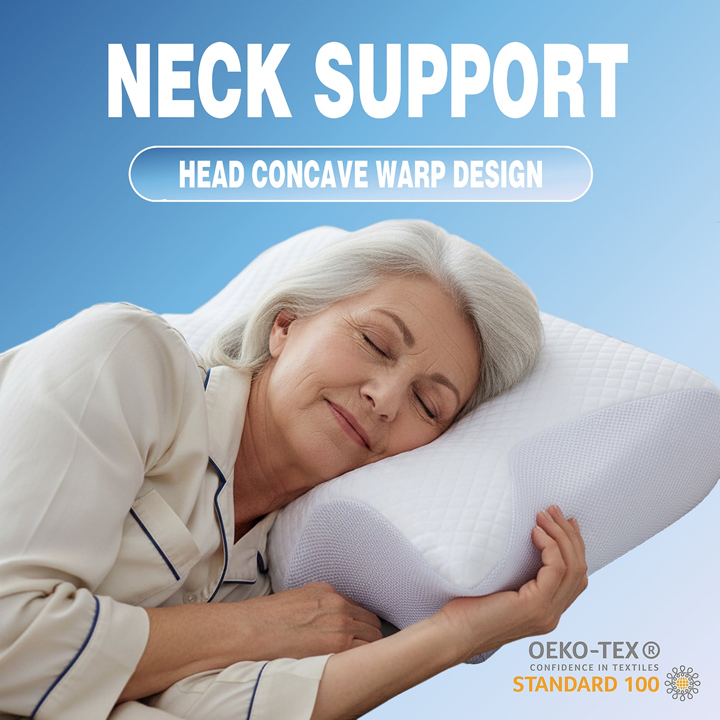 Ergonomic Memory Foam Pillow